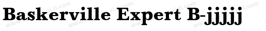 Baskerville Expert B字体转换